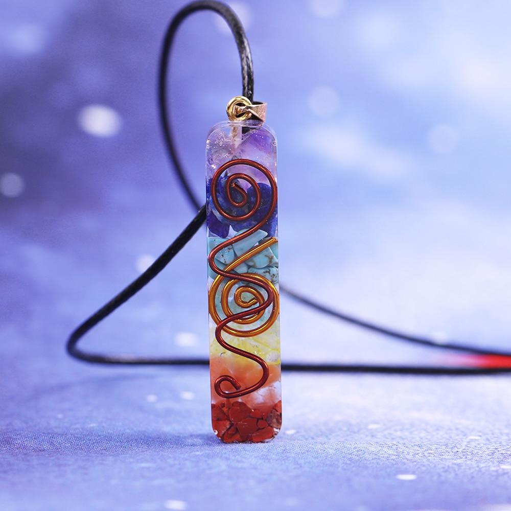 7 Chakras Pendant Necklace