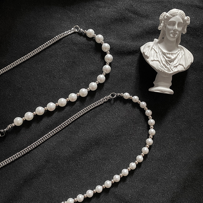 CHAIN PEARL NECKLACE